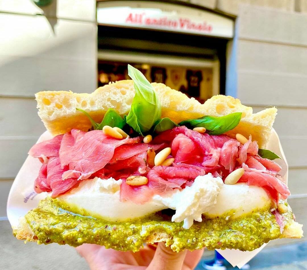 schiacciata toscana dell'antico vinaio