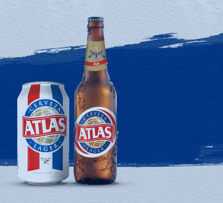 Bottiglia di birra Atlas, di Panama