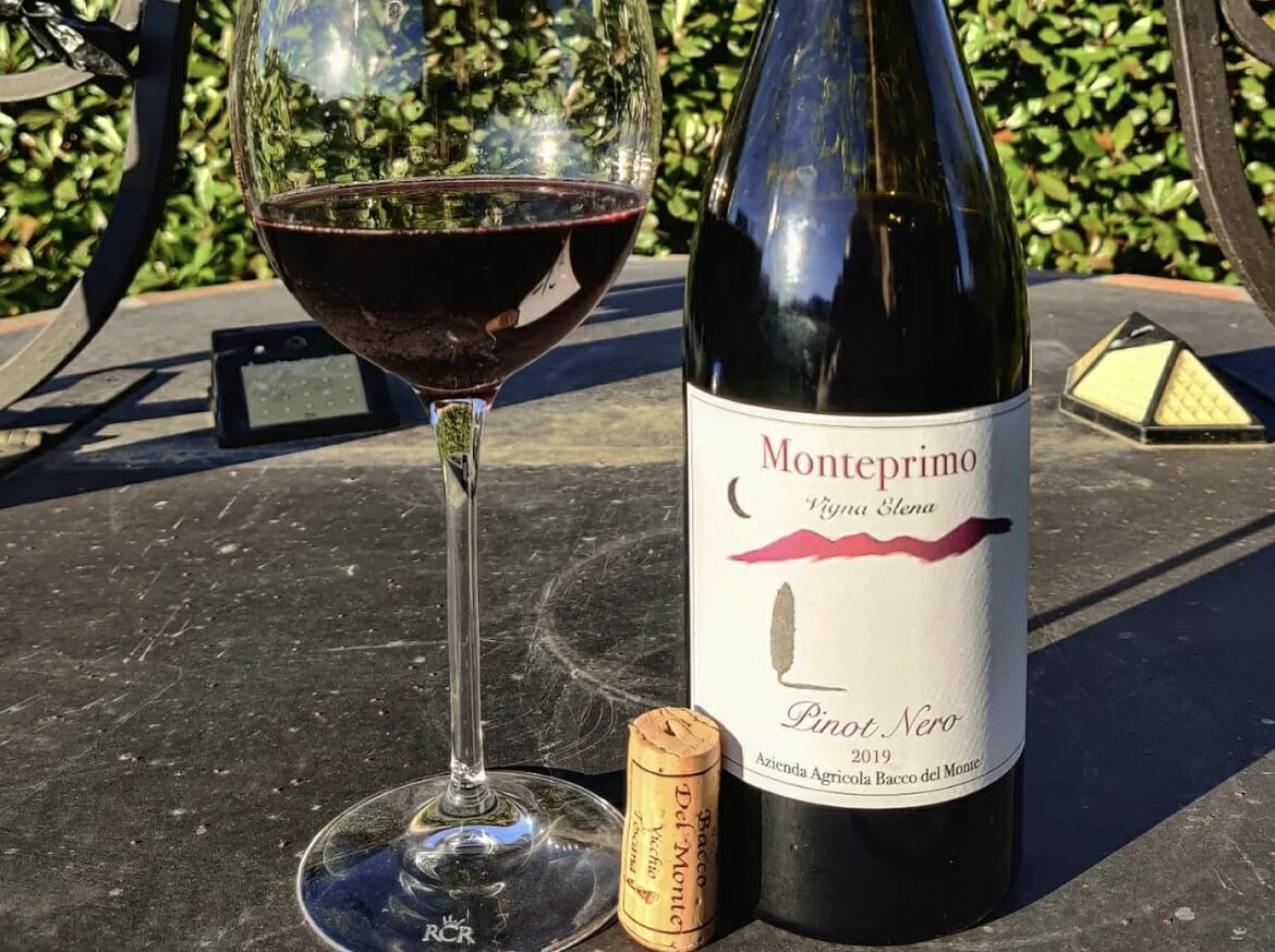 vino Bacco del Monte Pinot Nero