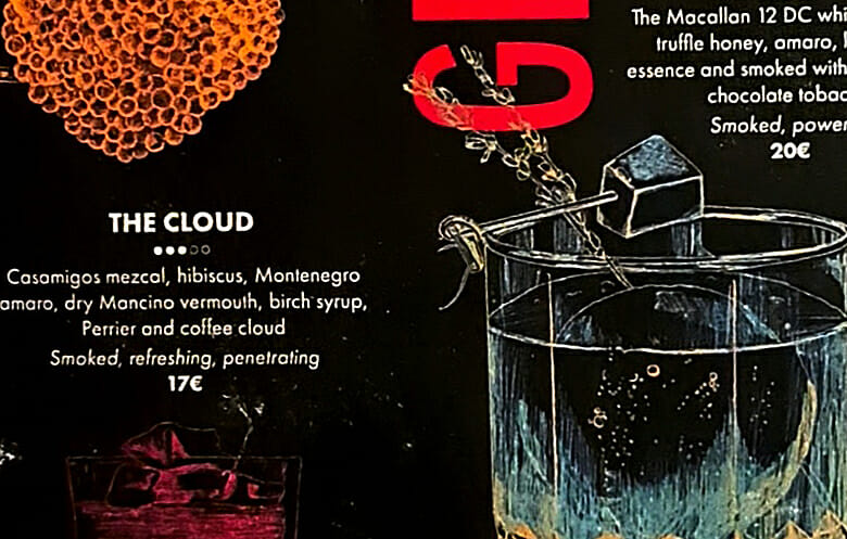 cocktail list