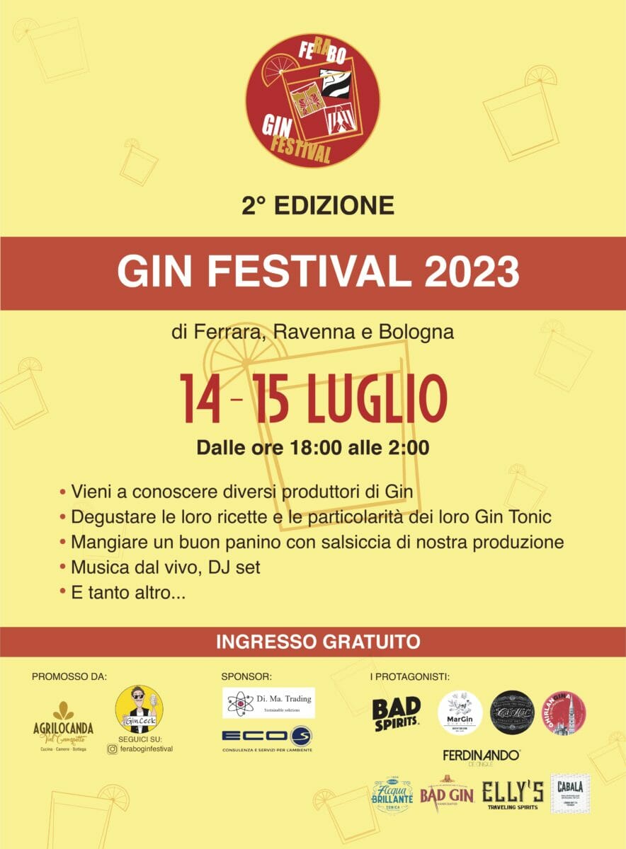 Locandina Gin Festival 2023
