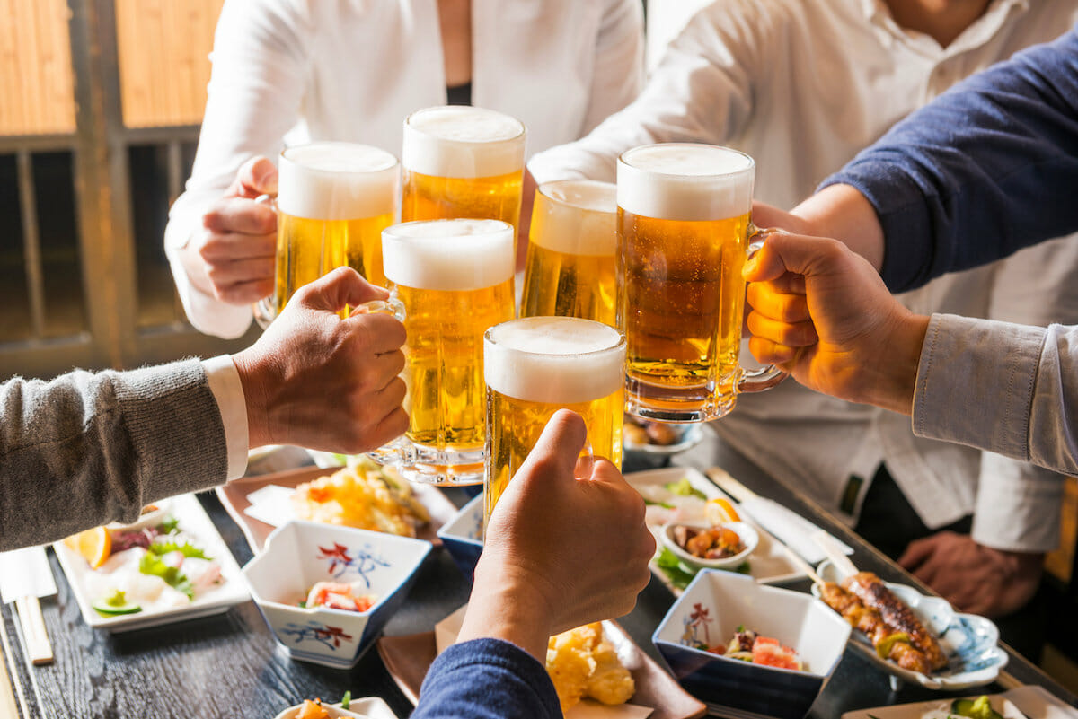 birra e cibo italiano