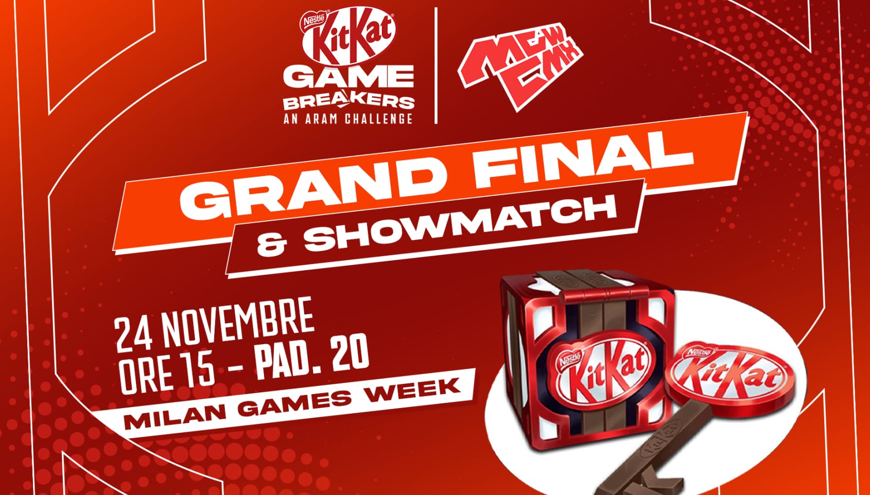 KitKat protagonista alla Milan Games Week