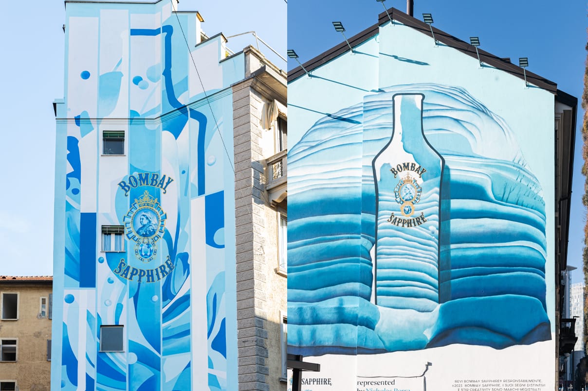 Bombay Sapphire arte graffiti