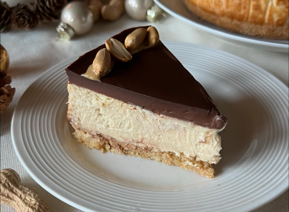 cheesecake burro d'arachidi e cioccolato