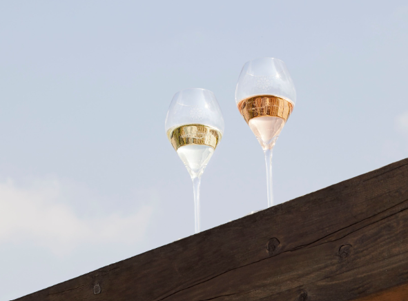 due bicchieri di prosecco