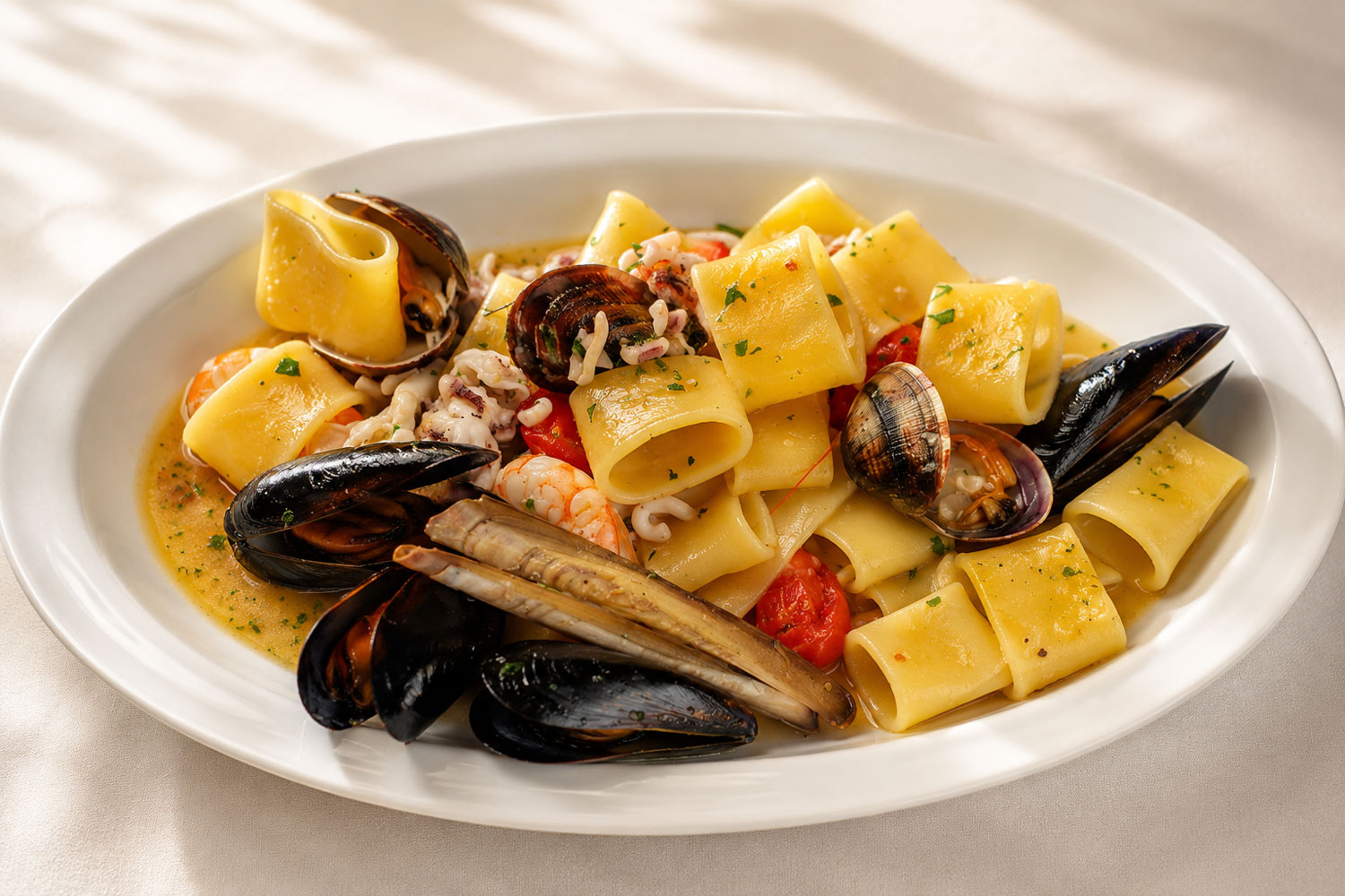 Ristorante di pesce a Marina di Massa con primo di mare da Sapore di Mare