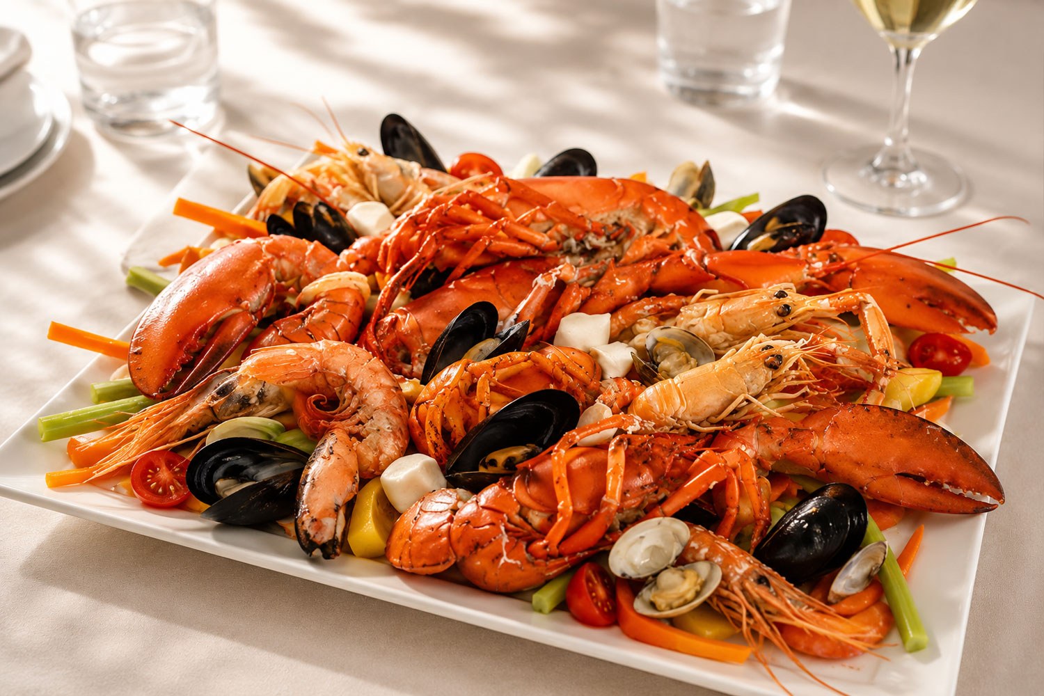 Ristorante di pesce a Marina di Massa con crostacei e frutti di mare da Sapore di Mare