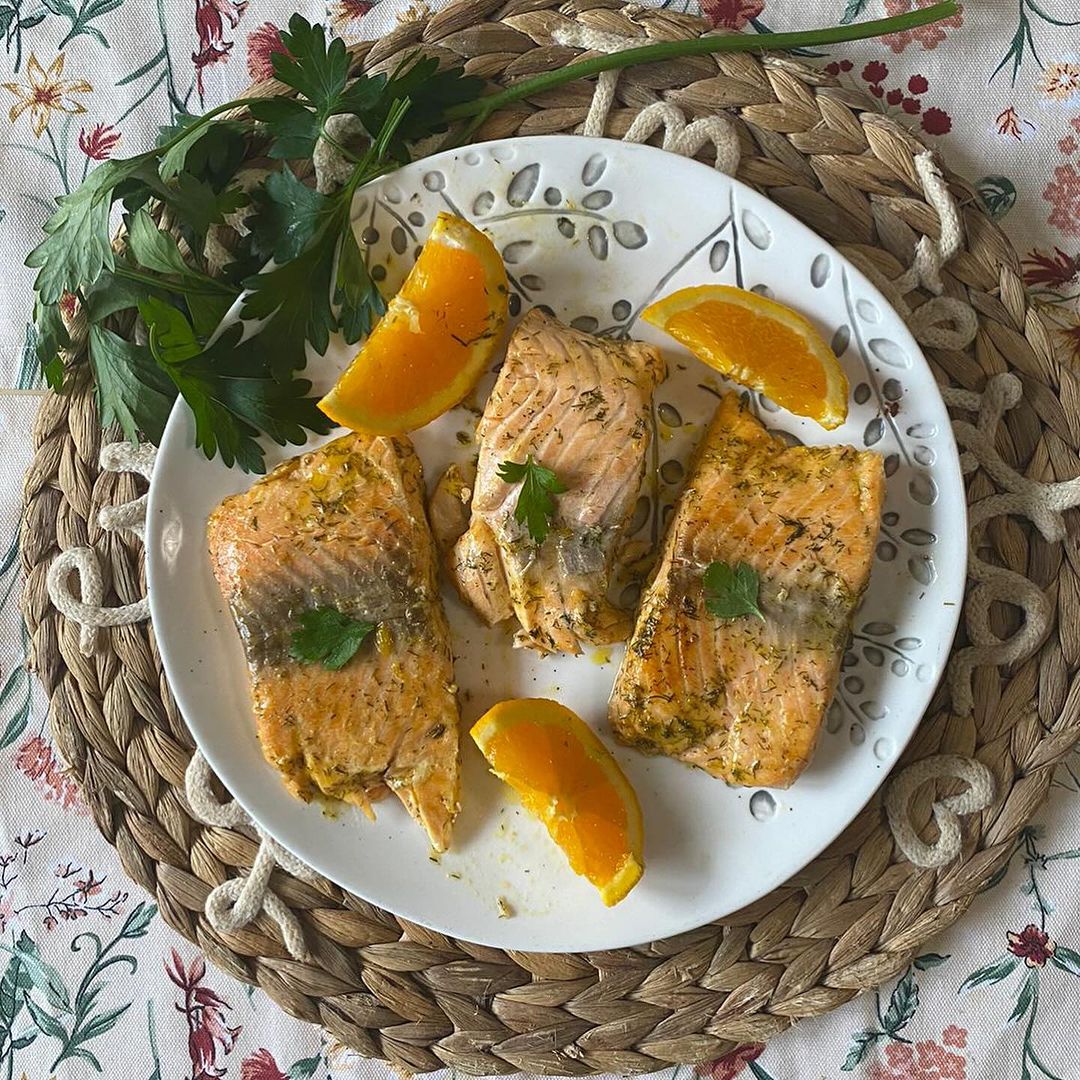 Ricetta Salmone all’arancia e zenzero