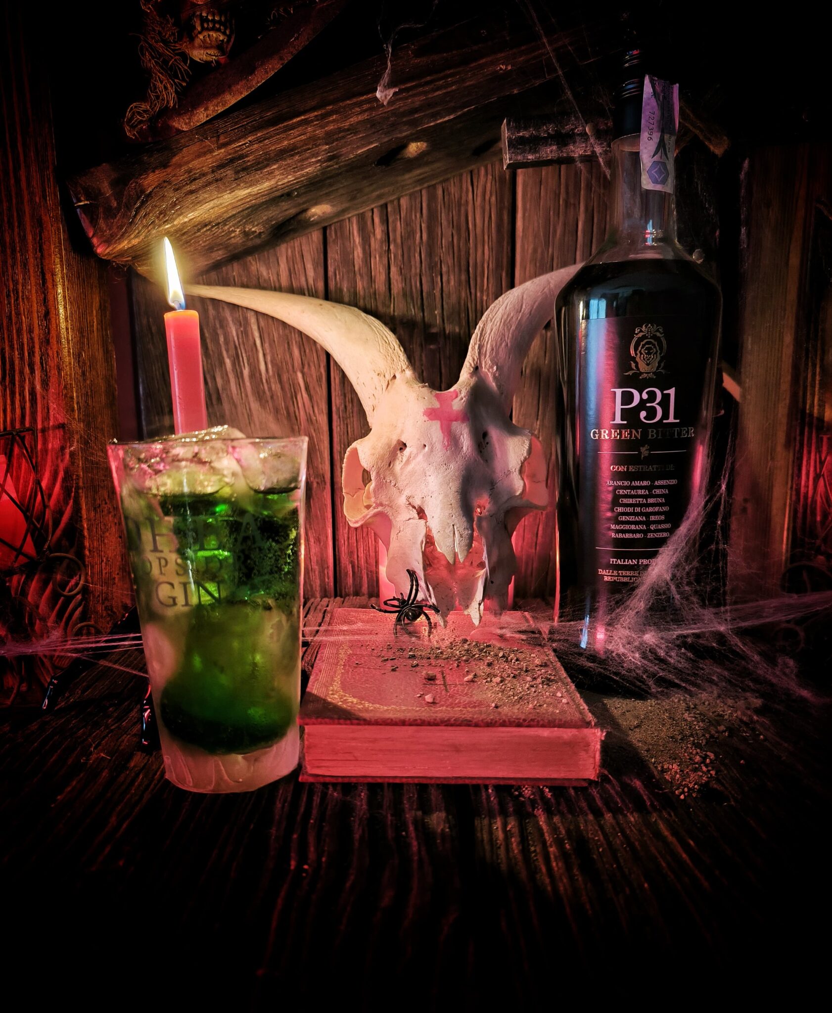 Cocktail di Halloween con P31 Green Bitter