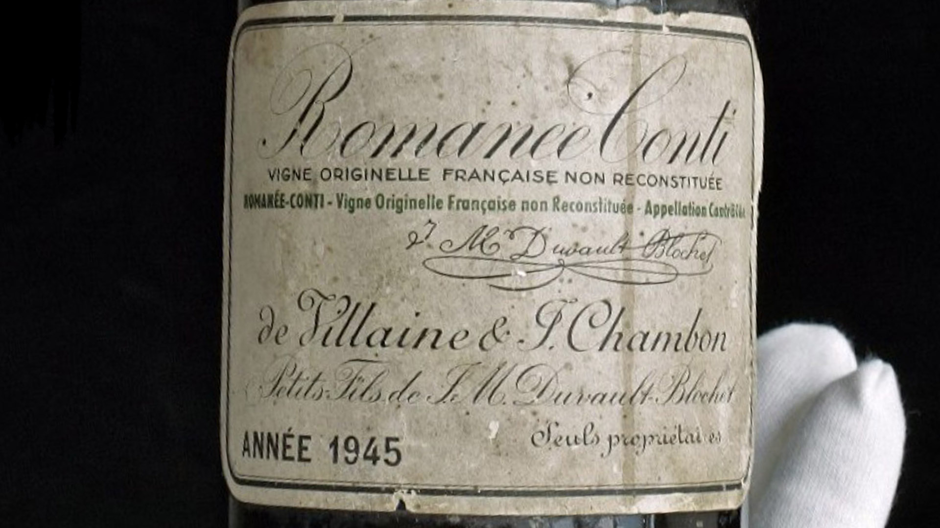 Vino più costoso al mondo Romanée-Conti