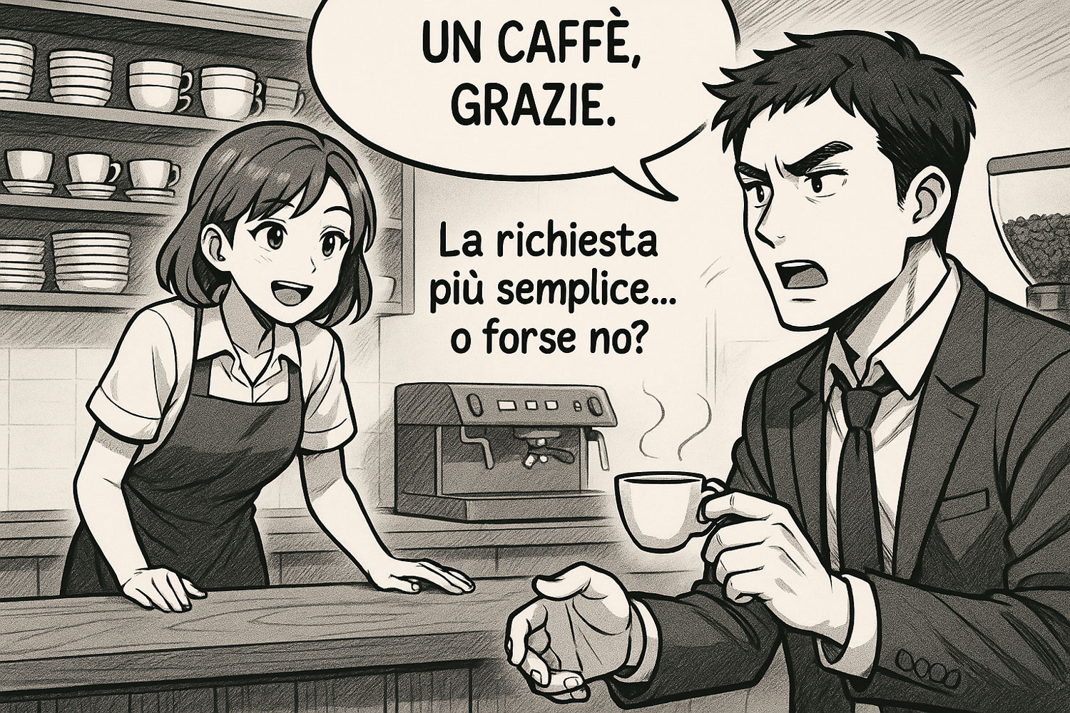 caffè richiesta semplice