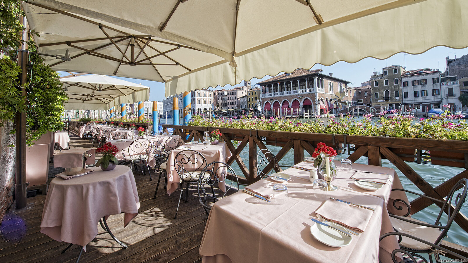 Ristorante romantico a Venezia dellìhotel Ca Sagredo