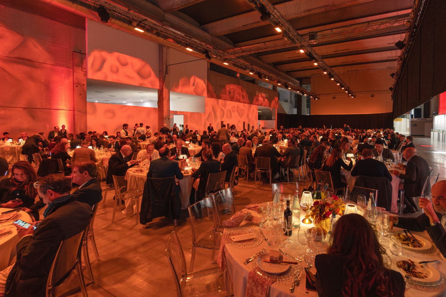 Cibus 40 anni celebrazione Parma con ospiti alla Cena di Gala