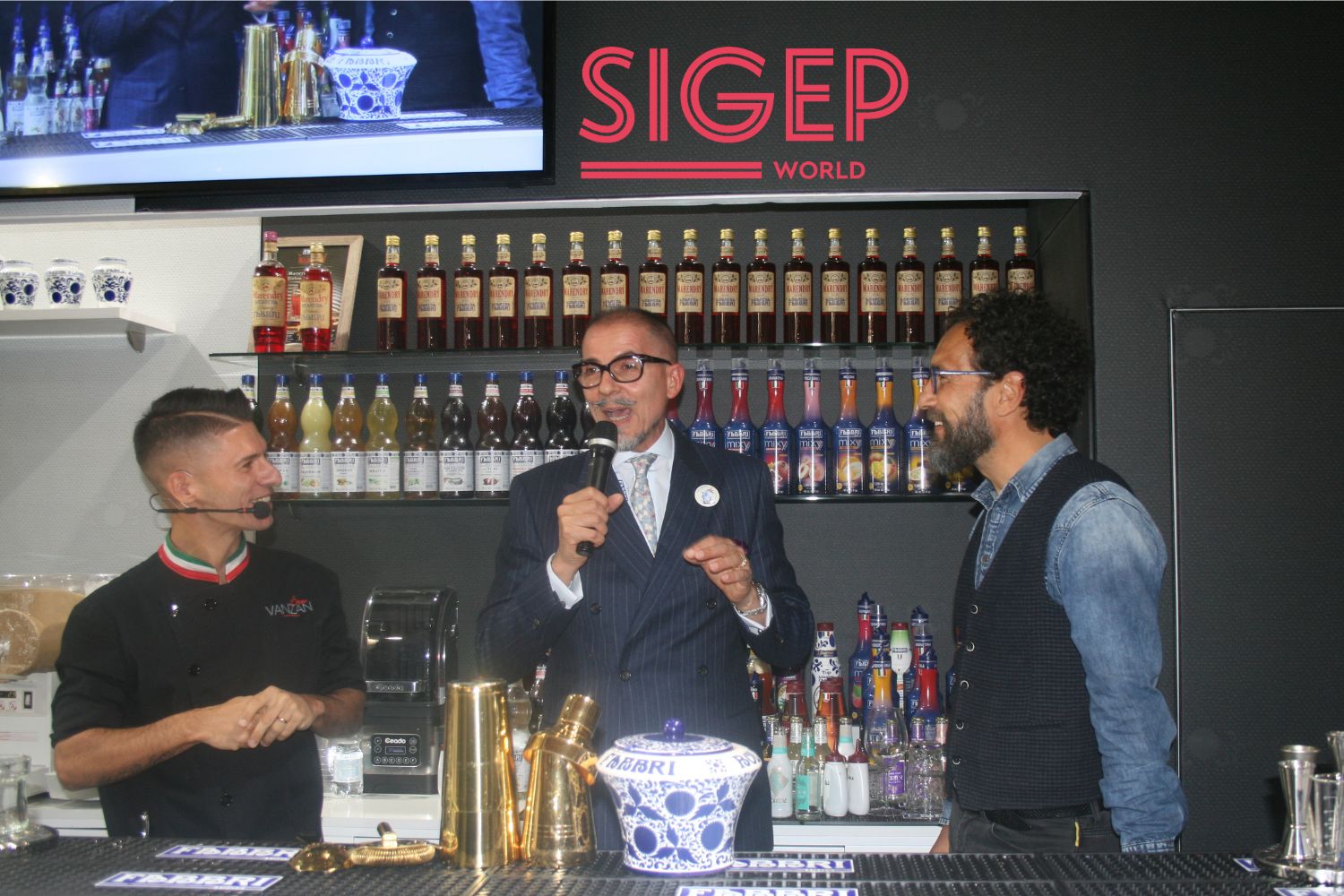 SIGEP Rimini 2026 fiera HoReCa con bartender e professionisti del foodservice in evento live