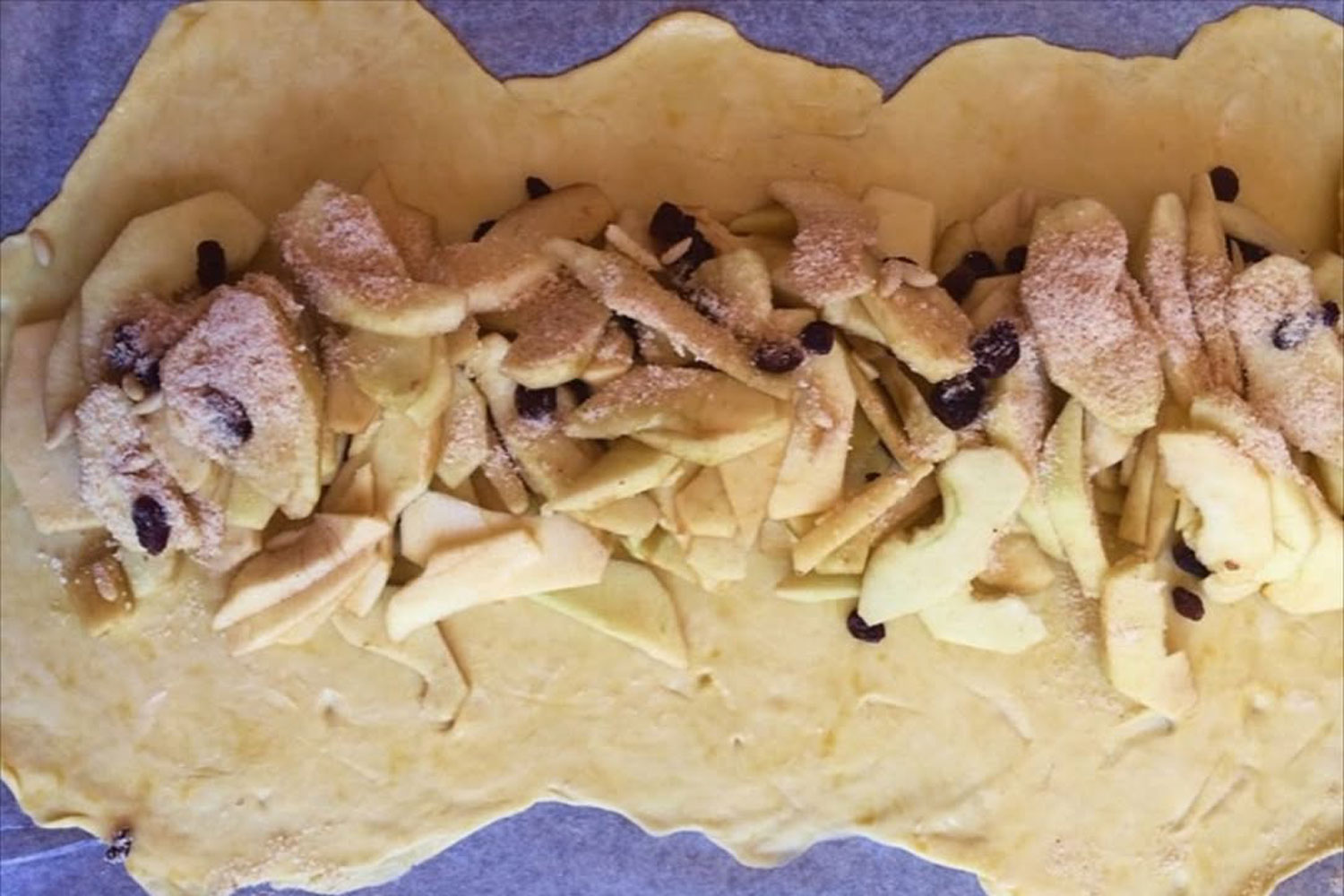 strudel di mele, impasto e ripieno