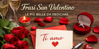 Frasi San Valentino: le più belle da dedicare Frasi San Valentino scritte su biglietto romantico con rose rosse e candela