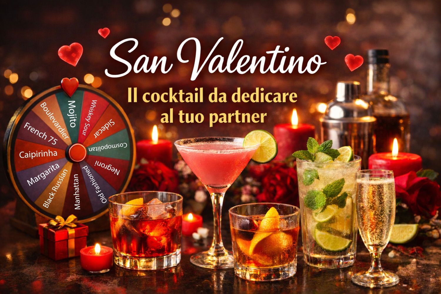 san valentino cocktail dedicare partner con drink iconici