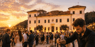 Vini in Villa: il nuovo format aperitivo per bartender e wine lover a Bassano Vini in Villa Bassano aperitivo bartender cocktail villa Rezzonico tramonto