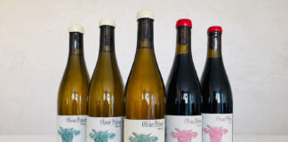 Olivier Pithon, il Roussillon naturale di Calce Olivier Pithon vini naturali Roussillon, selezione di bottiglie Cuvée Laïs fotografate in studio
