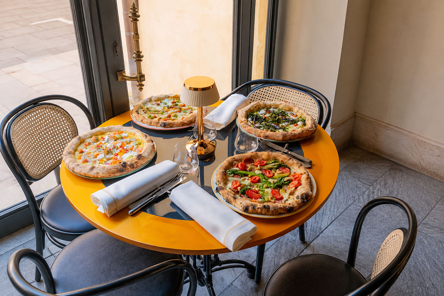 VICO Pizza&Wine Roma con pizze estive e ingredienti stagionali serviti al tavolo