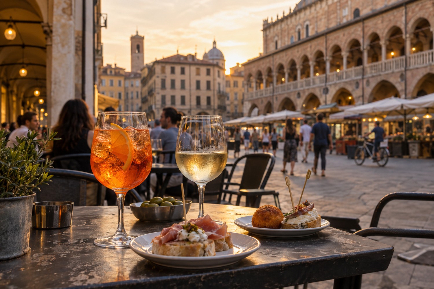 Aperitivo a Padova con Spritz, vino e cicchetti nel centro storico