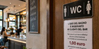 Bagno del bar a pagamento: si può chiedere 1 euro? Bagno bar a pagamento con contributo di 1 euro per i non clienti