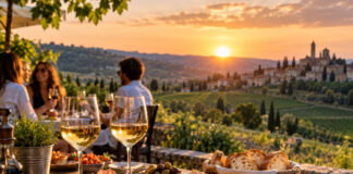 Cosa fare questo weekend in Italia: 10 eventi Aperitivo al tramonto in Italia con vino e prodotti tipici