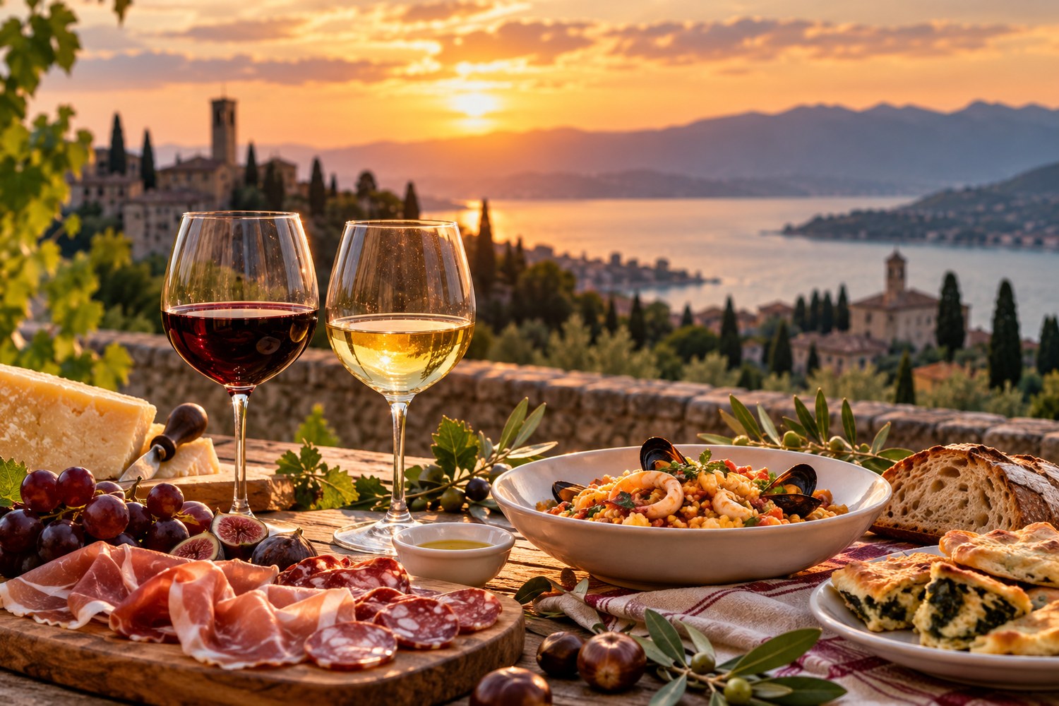 Sagre 3 e 4 ottobre 2026, tavola italiana con vino e specialità regionali