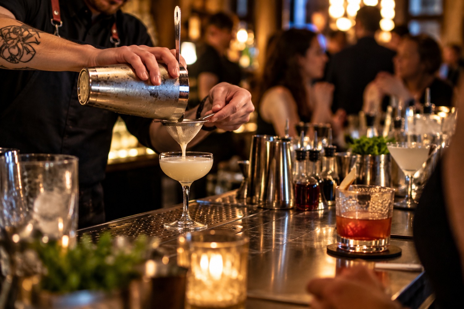 World's 50 Best Bars 2026 a Milano, bartender prepara un cocktail